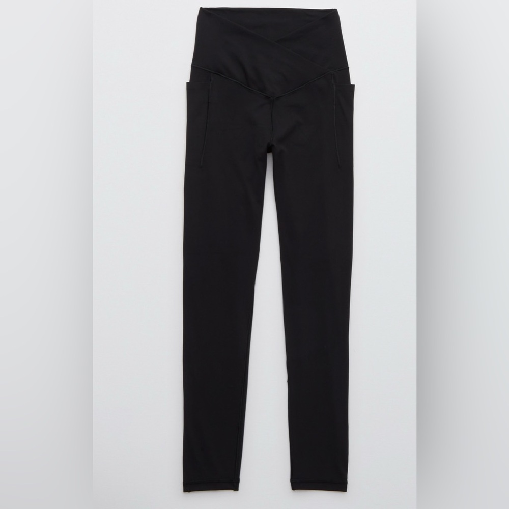 Offline by Aerie Real Me XTRA Crossover High Waisted Pocket Leggings